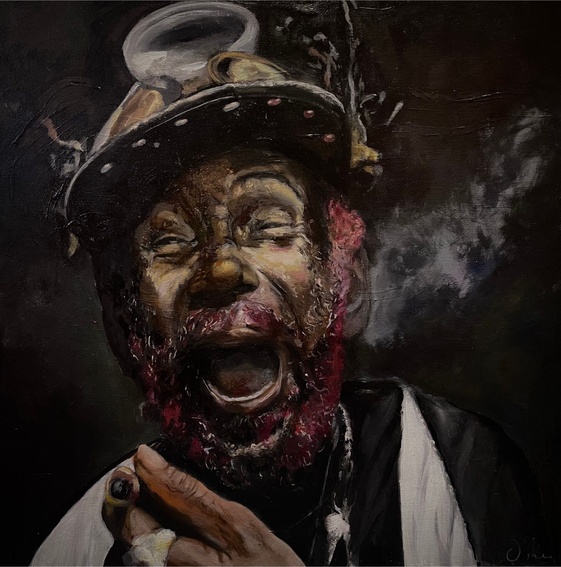 Lee Scratch Perry was one of my favourite commissions.